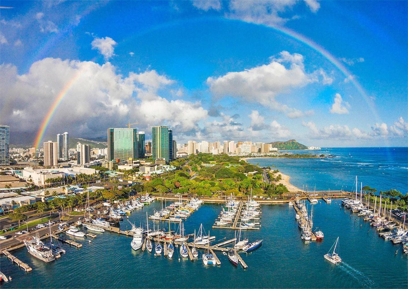 檀香山Ilikai Tower 1127 Yacht Harbor View 1Br公寓 外观 照片