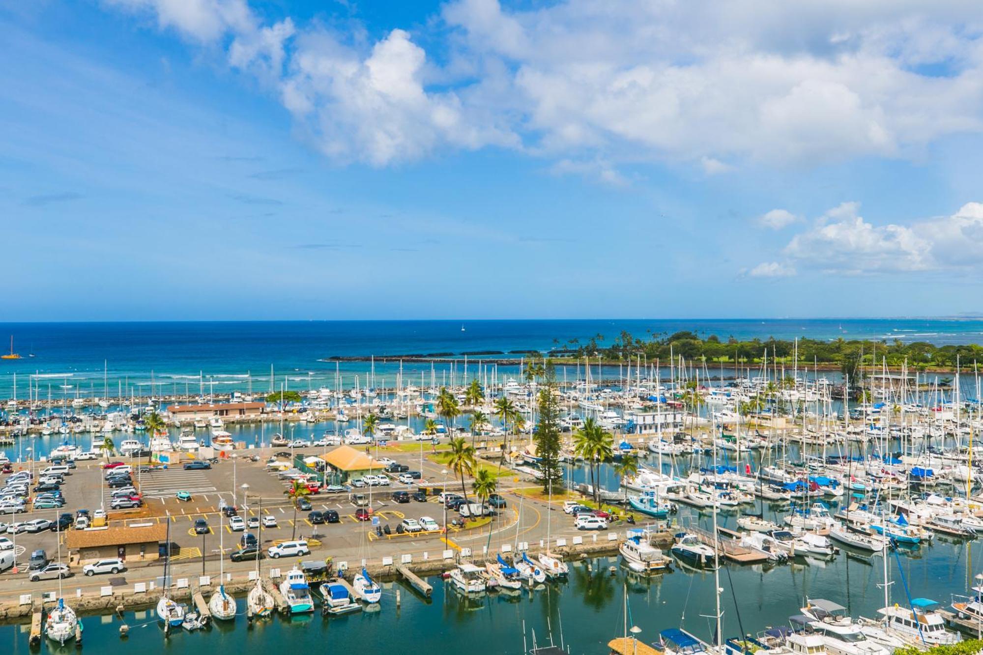 檀香山Ilikai Tower 1127 Yacht Harbor View 1Br公寓 外观 照片