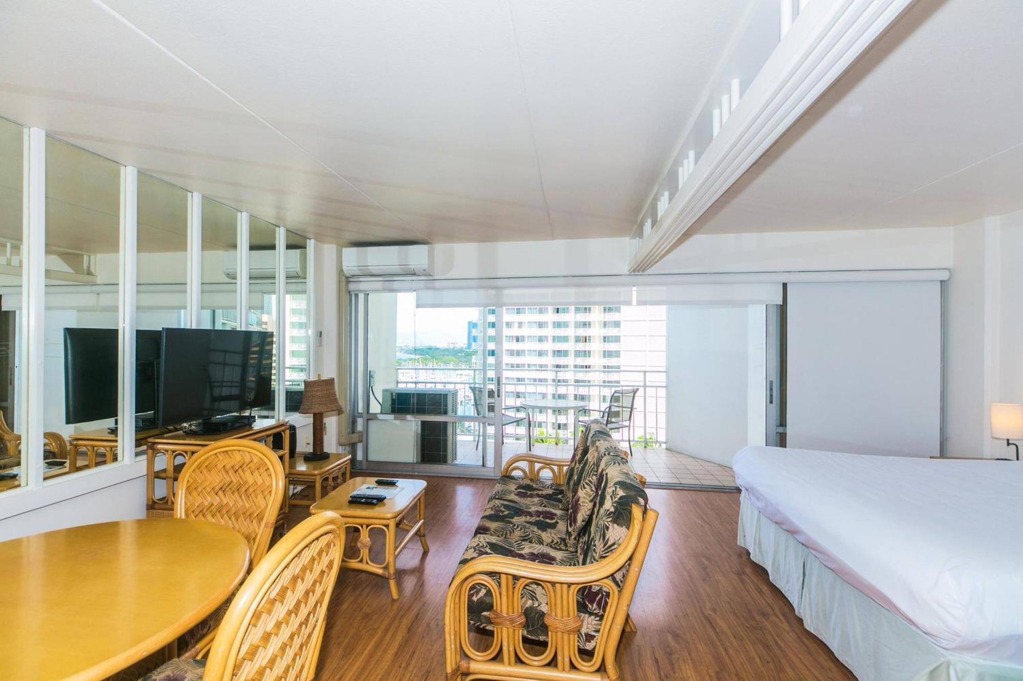 檀香山Ilikai Tower 1127 Yacht Harbor View 1Br公寓 外观 照片