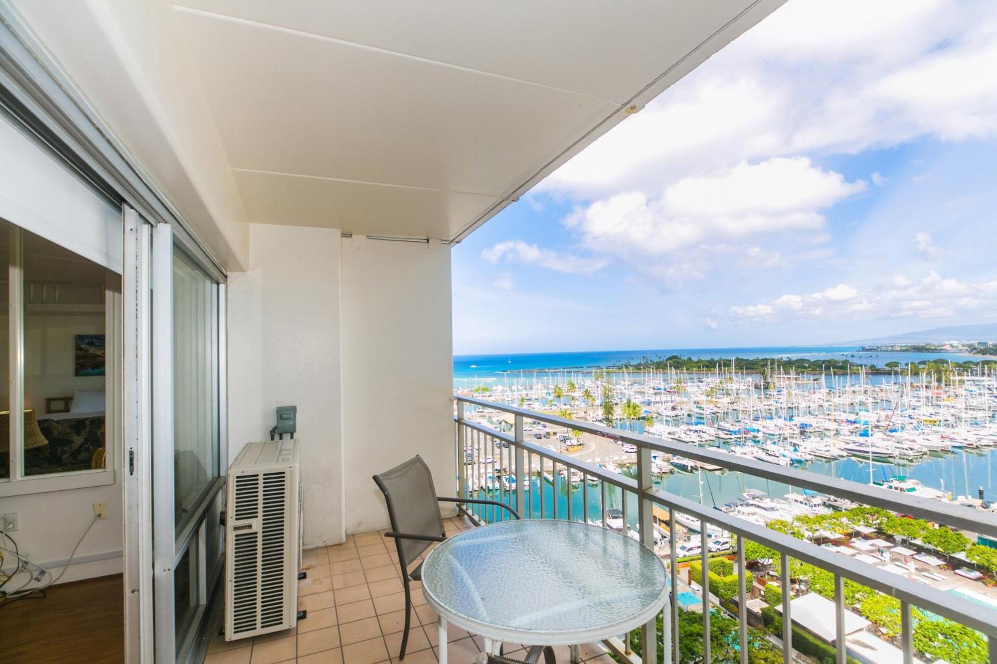 檀香山Ilikai Tower 1127 Yacht Harbor View 1Br公寓 外观 照片